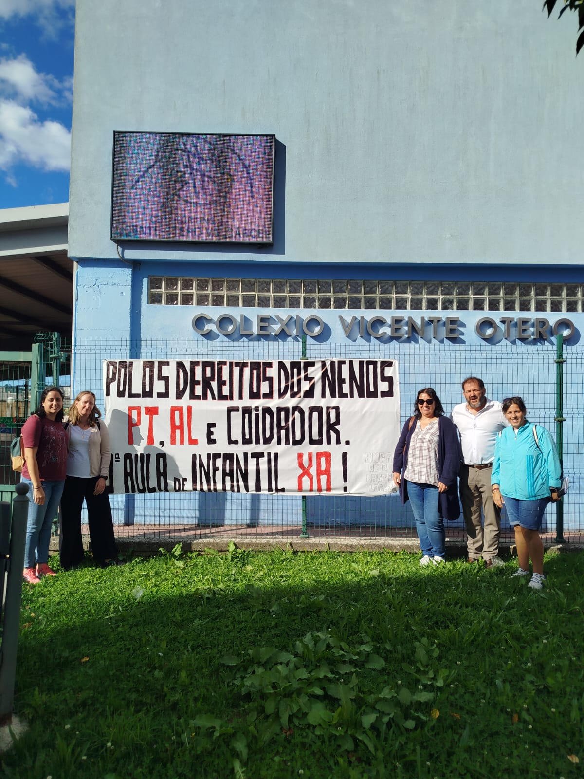 O PSOE de Carral apoia as reivindicacións da ANPA do CEIP Vicente Otero Valcárcel e as súas mobilizacións