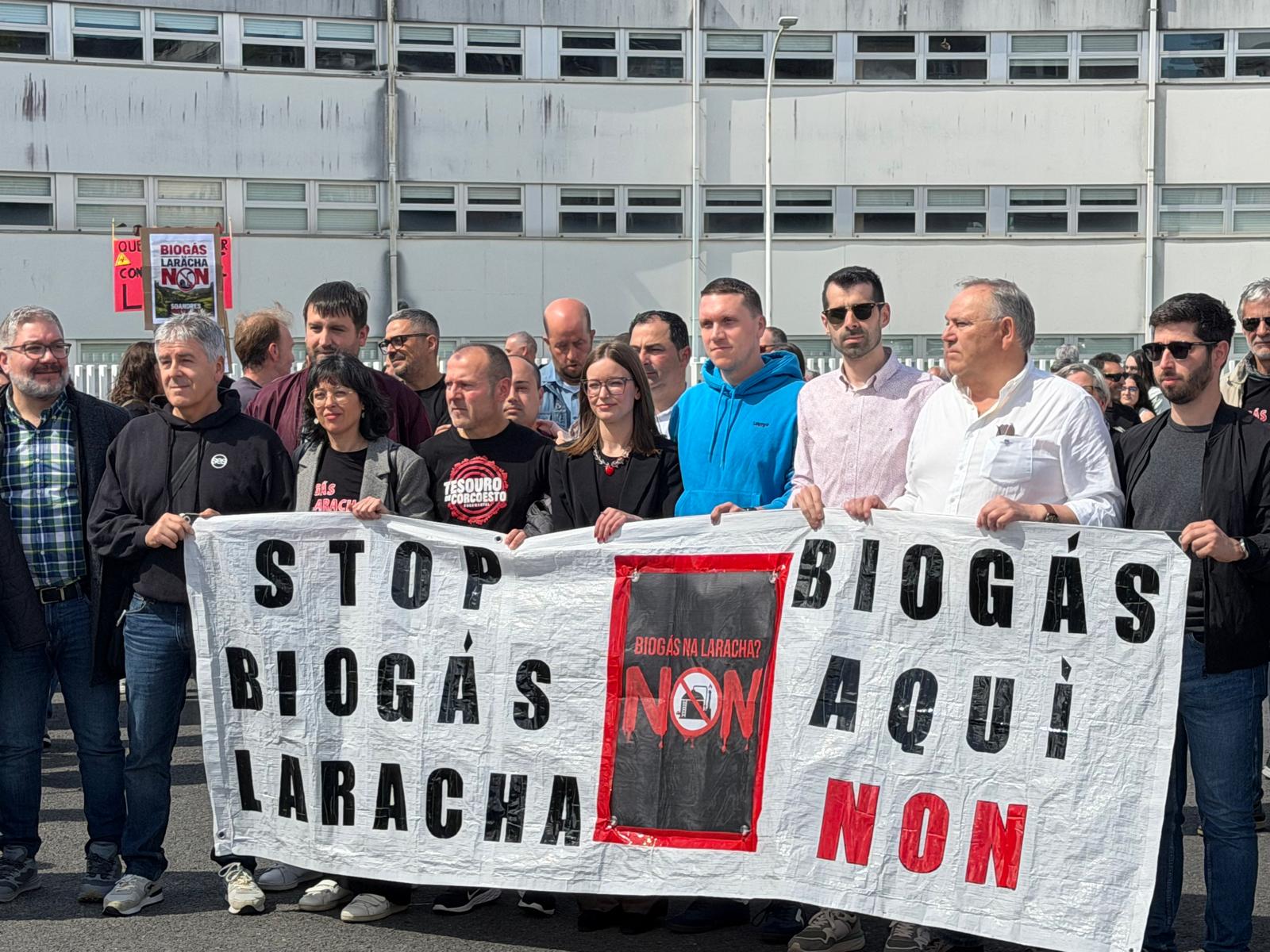 Aitor Bouza denuncia que o proxecto de planta de biogás na Laracha “é un atentado contra o medio ambiente”