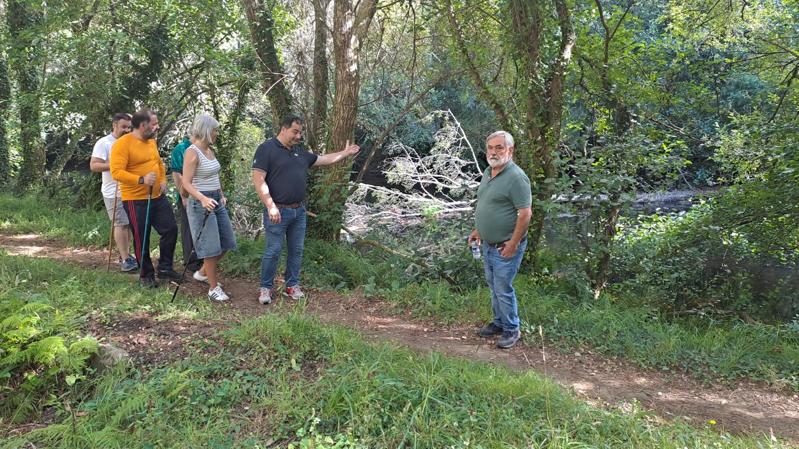 O PSdeG reclama unha actuación urxente na Pontedona, no Refuxio de Verdes e no río Anllóns e a súa contorna