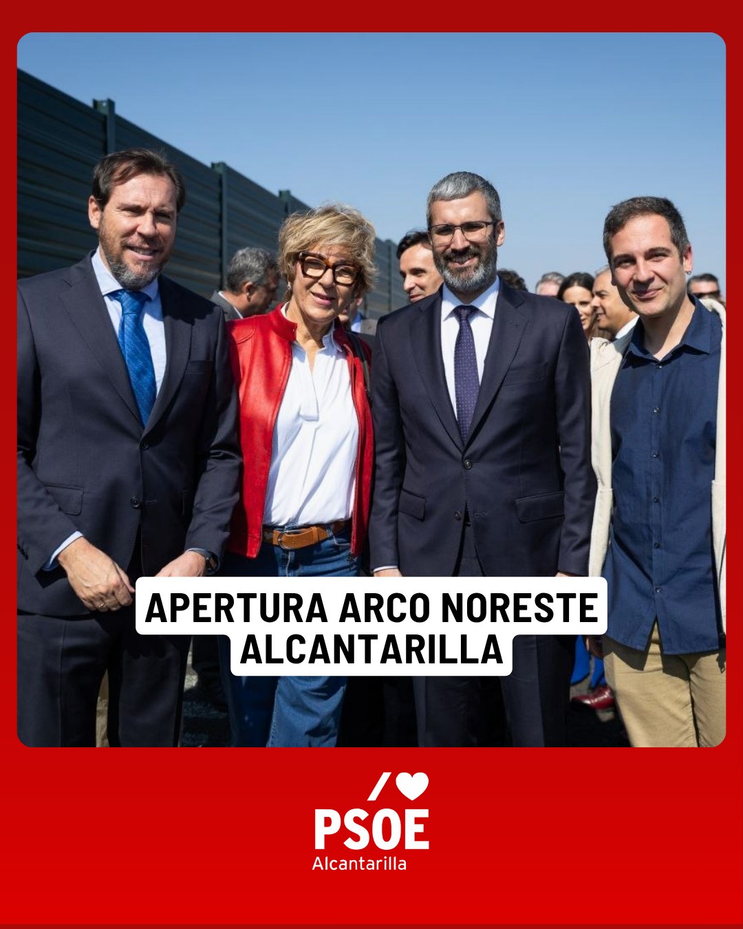 Asistimos a la inauguración Arco Noroeste