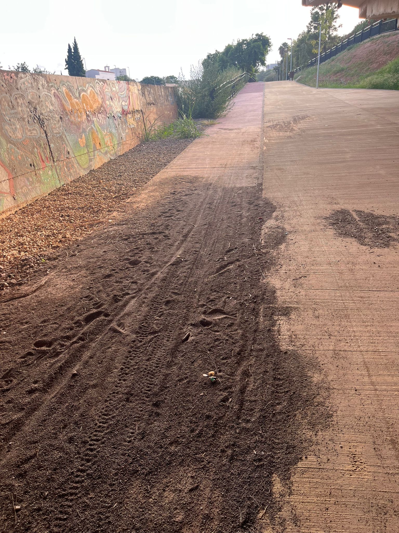 El carril bici del Riu Sec, abandonado un mes después de su inauguración tras invertir 3,8 millones