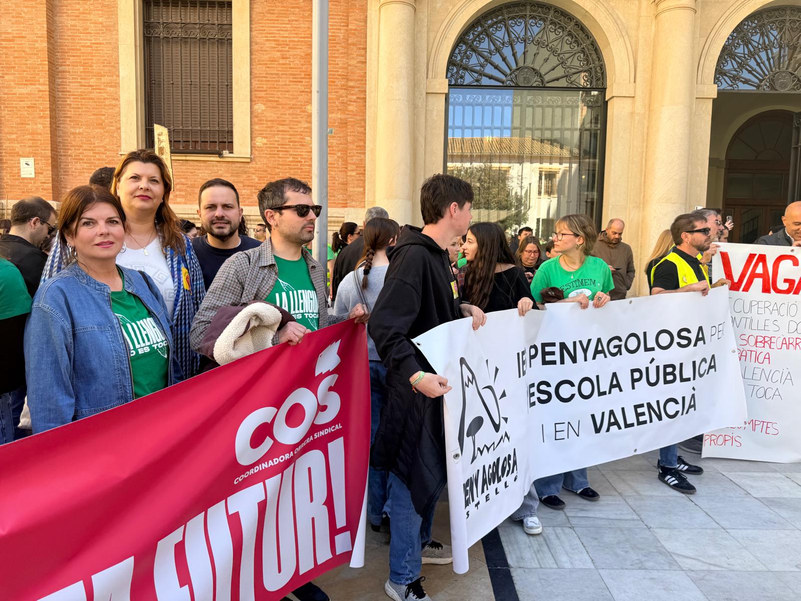 El PSPV de Castelló recolza la vaga del professorat en defensa de les seues condicions laborals i davant la deterioració de l’educació pública