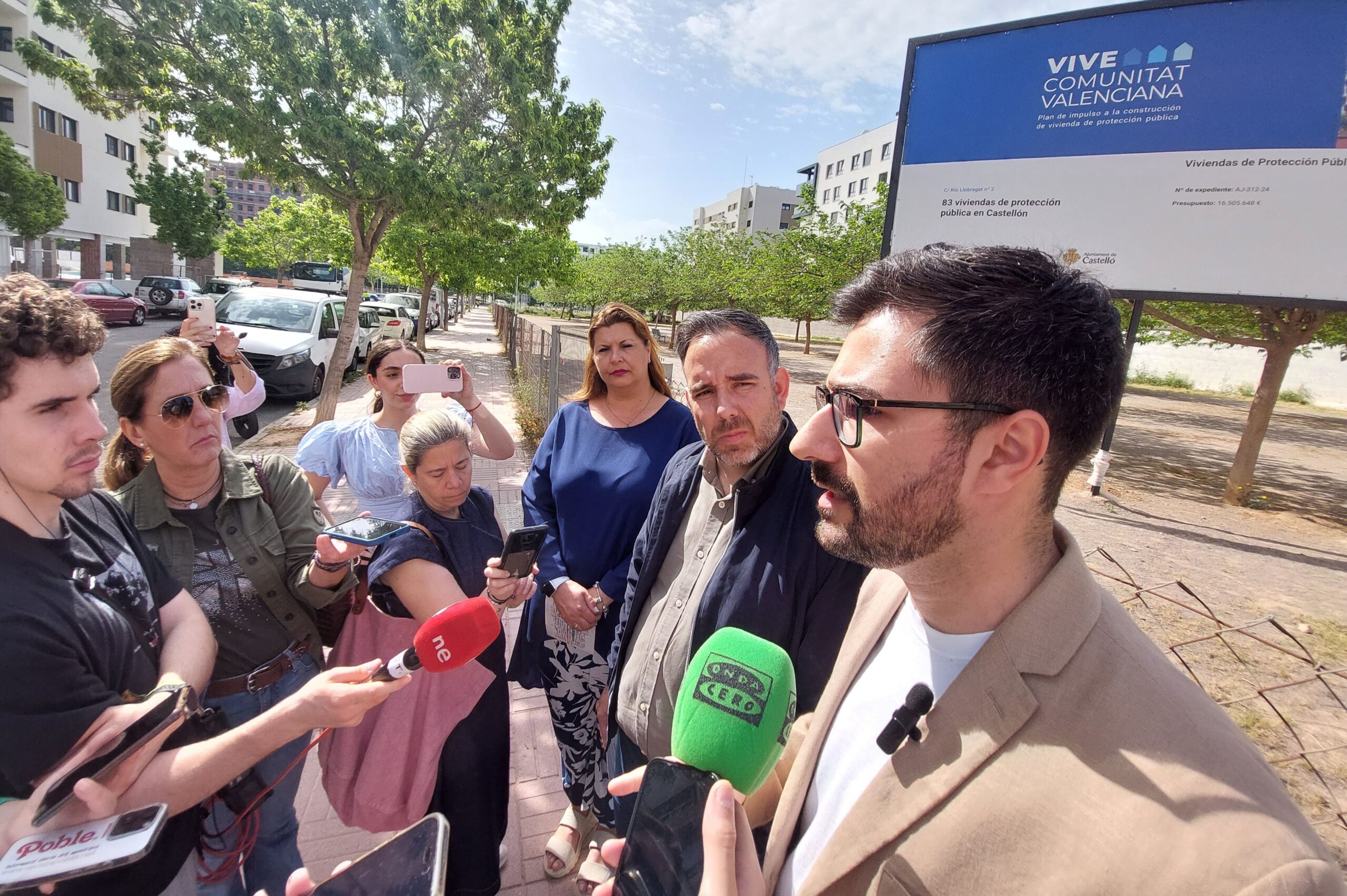 Simó destaca el impulso del Gobierno al alquiler asequible en Castelló frente a los pisos de 200.000 euros de Carrasco