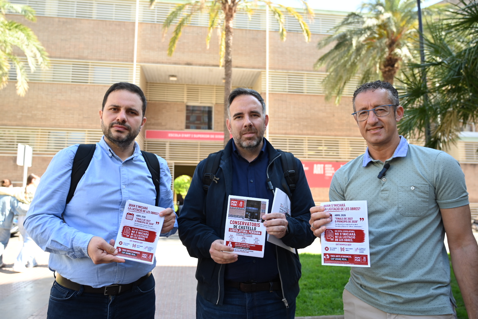 El PSPV de Castelló revela que Carrasco i Pérez Llorca retardaran fins a 2028 l’inici dels conservatoris de dansa i música