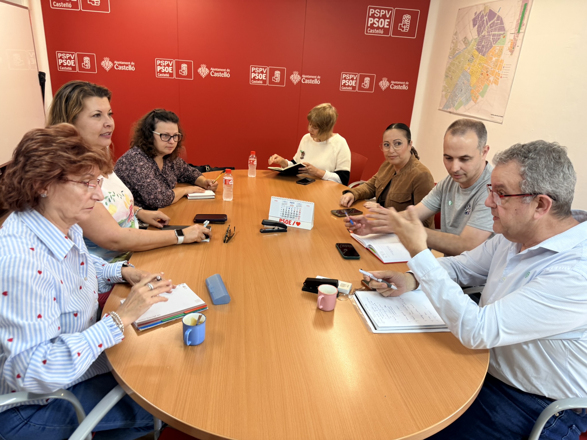 El PSPV de Castelló trasladará al ayuntamiento las reivindicaciones de UGT y denuncia la “obsesión privatizadora” de Begoña Carrasco