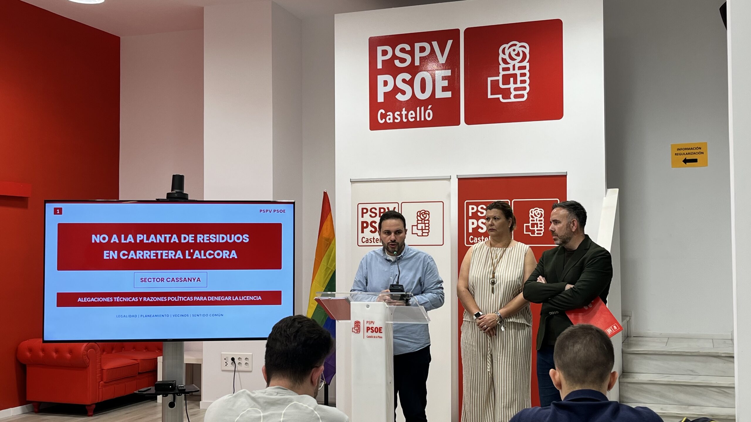 El PSPV registra alegaciones contra la planta de residuos contaminantes de la carretera Alcora y exige a Begoña Carrasco que deniegue la licencia