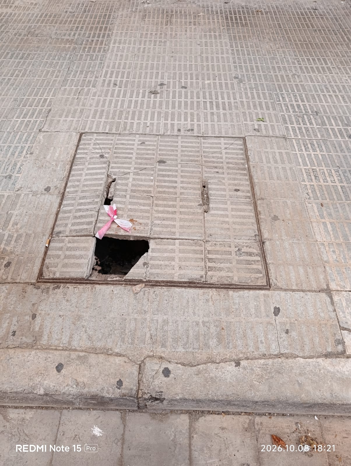 El PSPV reclama a Carrasco soluciones ante los agujeros en las aceras, la falta de limpieza y las instalaciones públicas dañadas