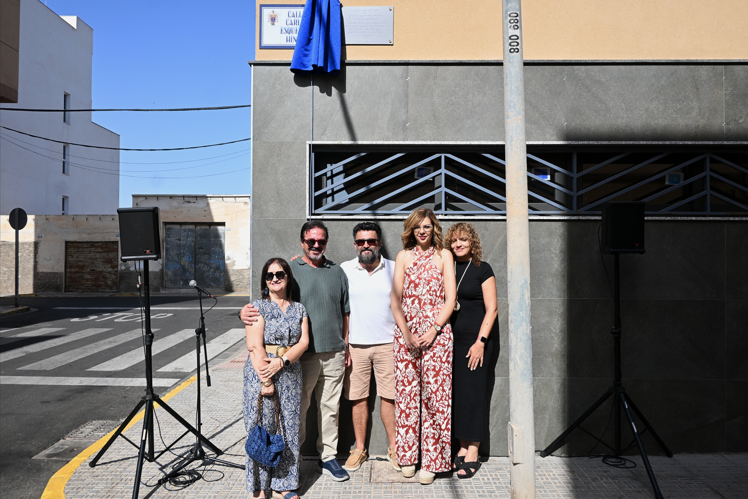 El PSOE de Melilla celebra la inauguración de la calle Carlos Esquembri