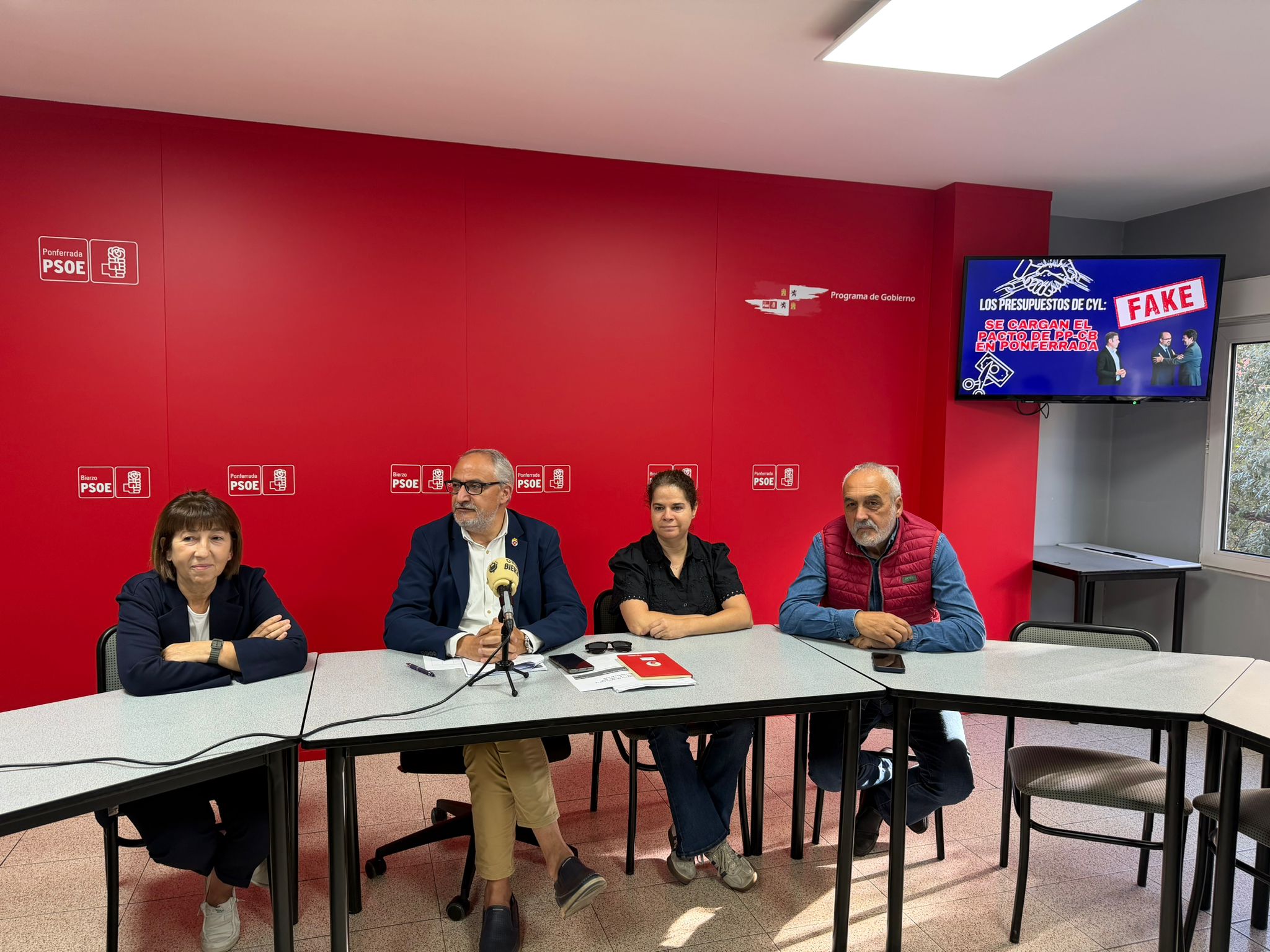 El PSOE de Ponferrada califica los presupuestos de la Junta para 2026 como el “certificado de defunción” del pacto PP–Coalición por el Bierzo