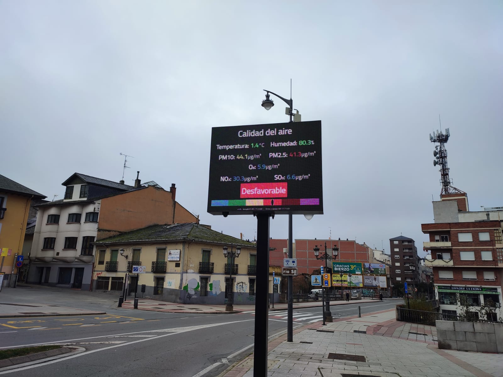 El Grupo Socialista denuncia la opacidad y la inacción del PP y CB ante episodios de mala calidad del aire en Ponferrada