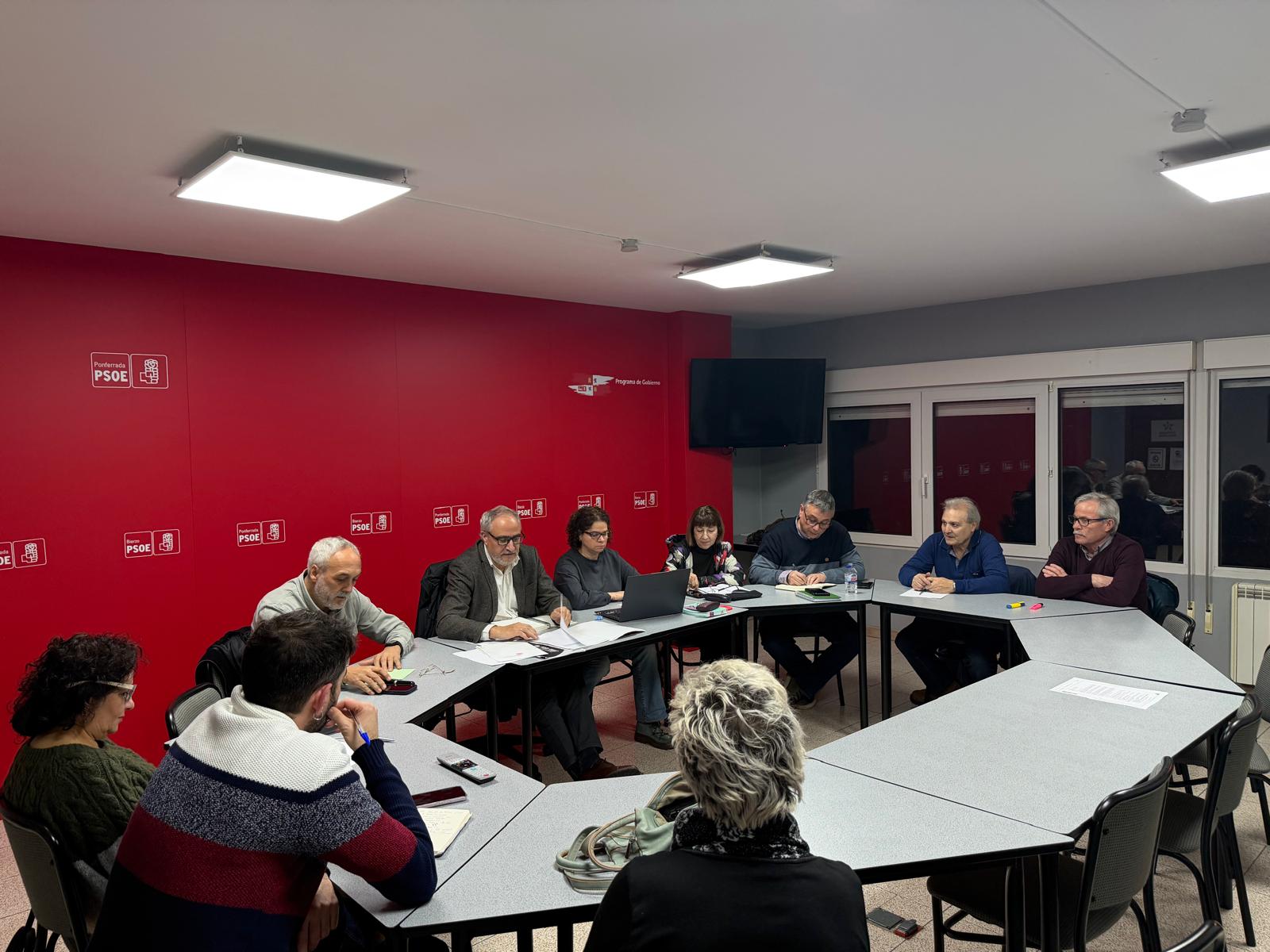 El PSOE de Ponferrada activa su Comité Electoral y denuncia el deterioro de la ciudad bajo el mandato del PP