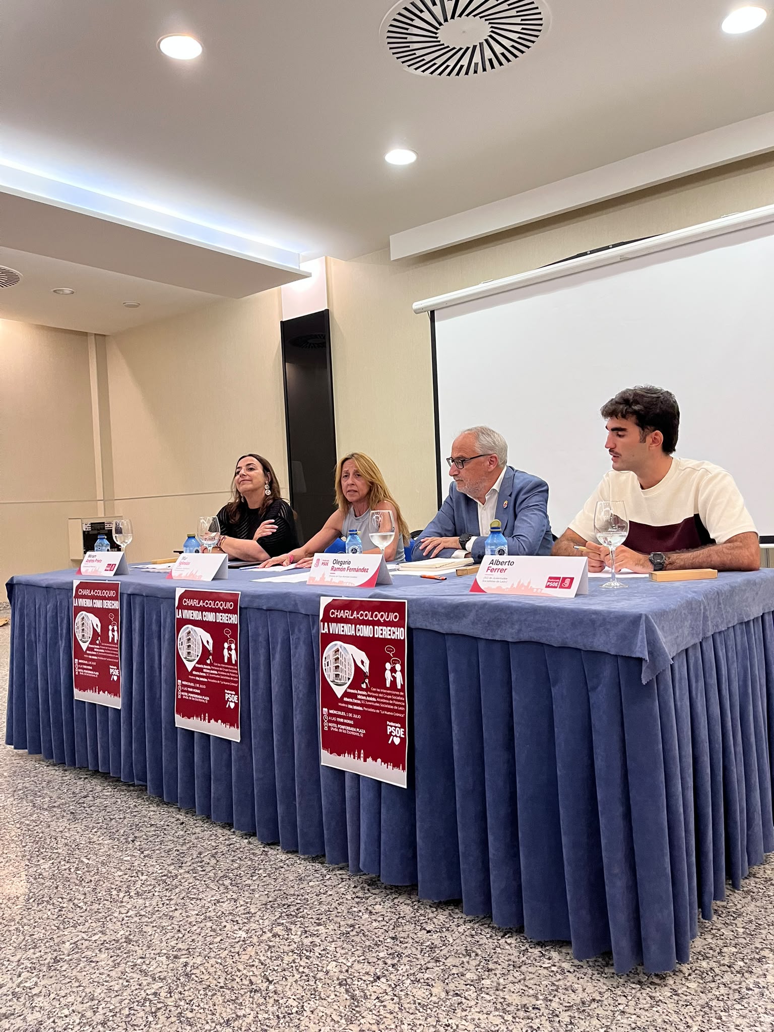 Miriam Andrés defiende en Ponferrada que la vivienda debe ser una prioridad para garantizar oportunidades y fijar población