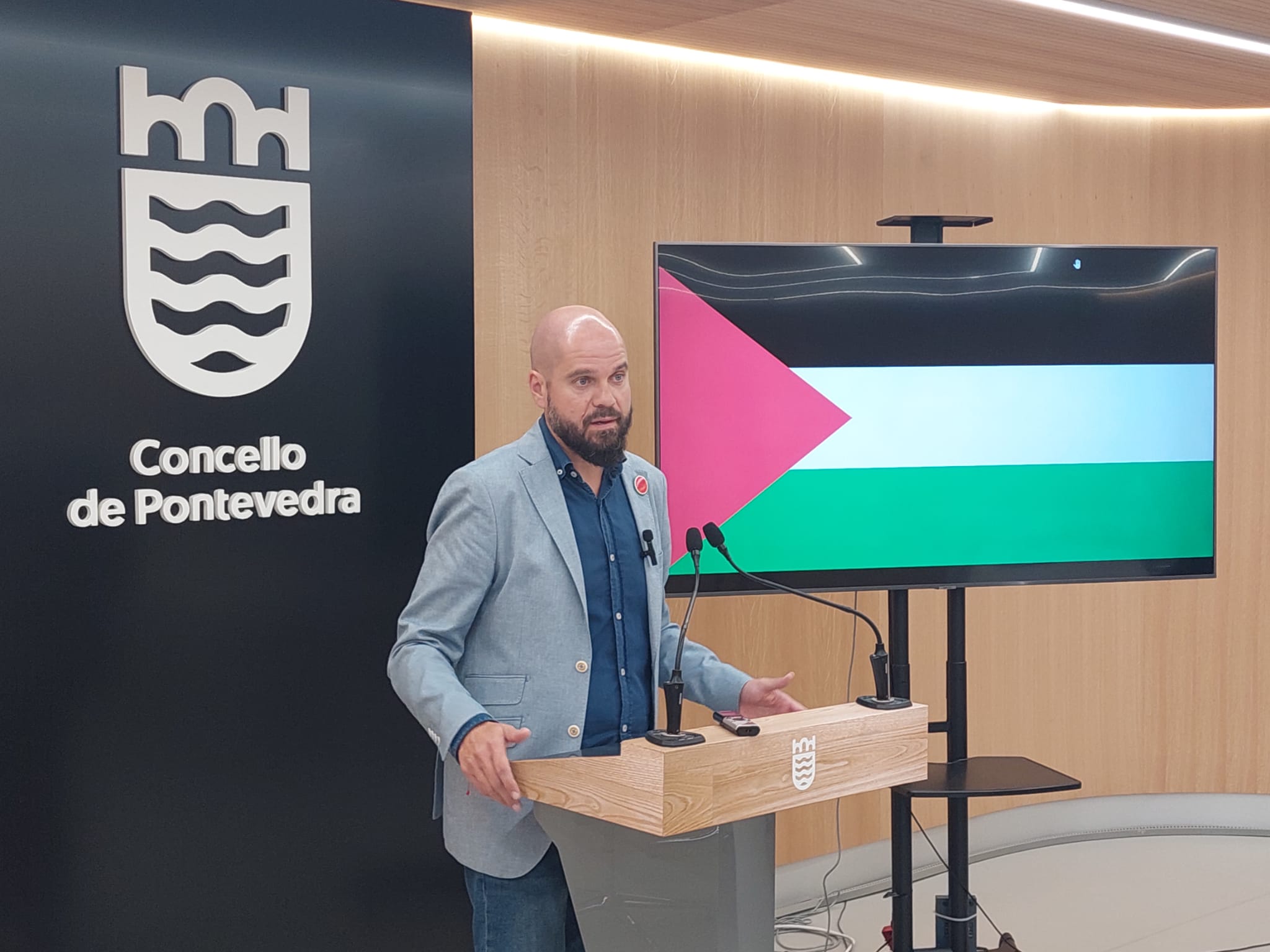 Os socialistas de Pontevedra alzan a voz para «deter o xenocidio que Israel está a perpetrar na Franxa de Gaza»