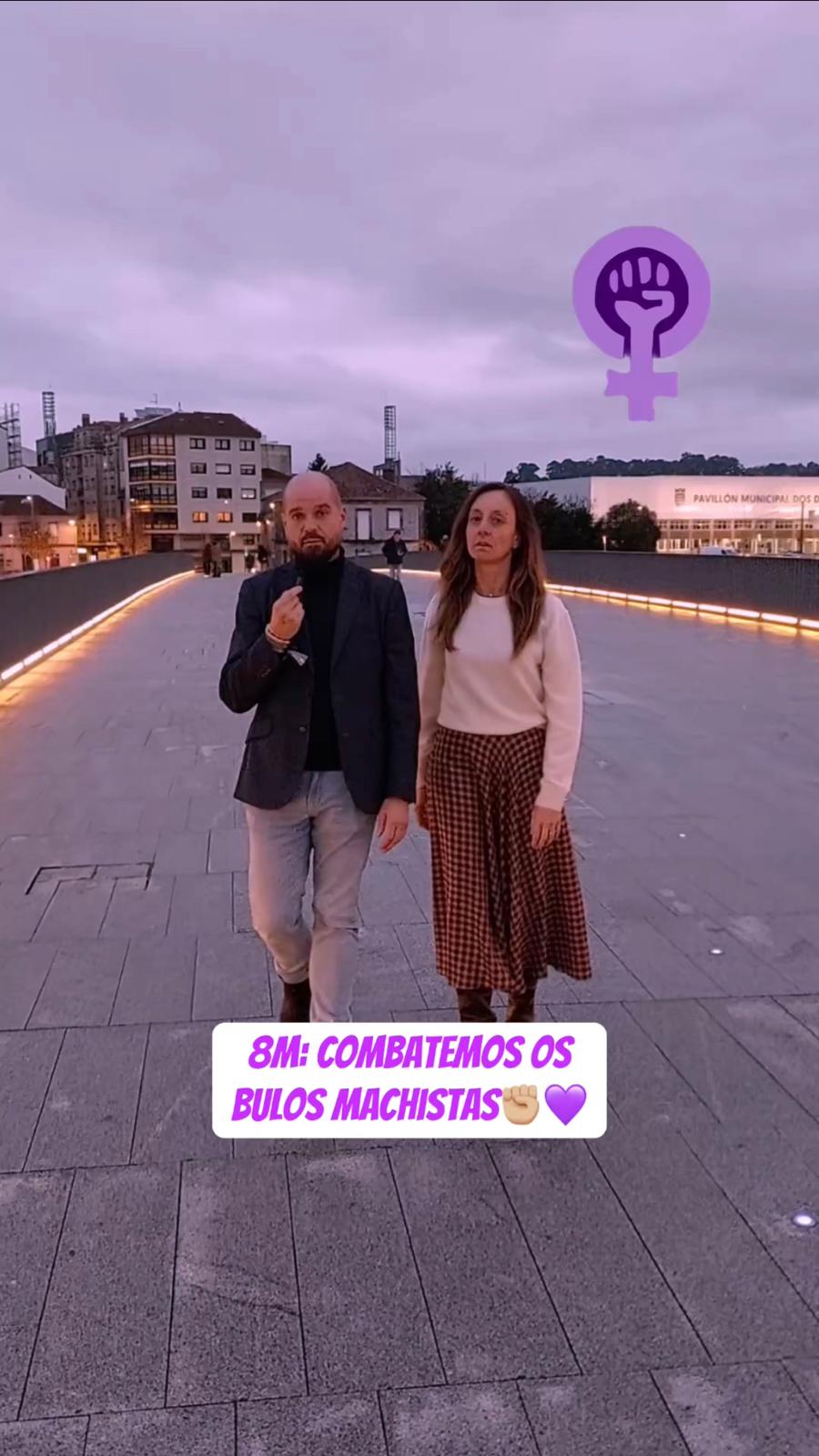 Unha campaña lanzada polos socialistas de Pontevedra con motivo do 8M insta á cidadanía a combater os bulos machistas amplificados polas redes sociais