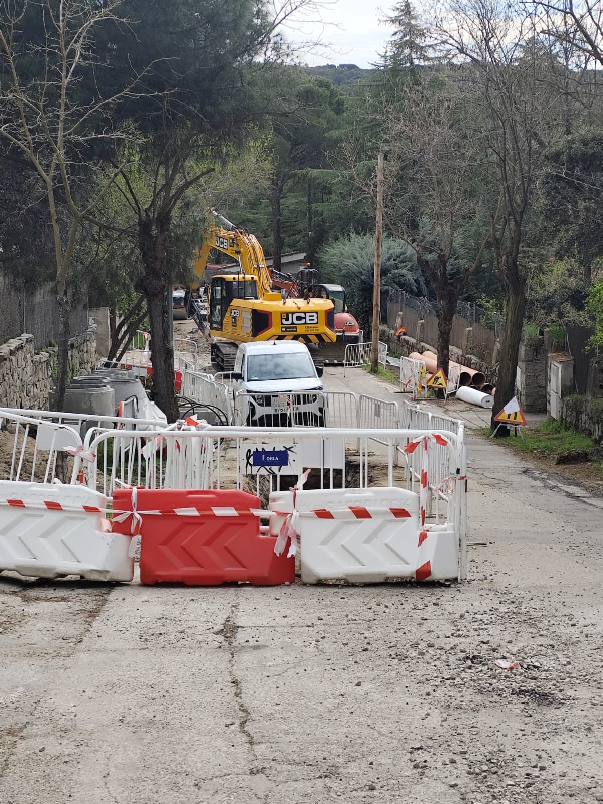 El PSOE exige al Canal de Isabel II que acelere las obras de la calle Veracruz
