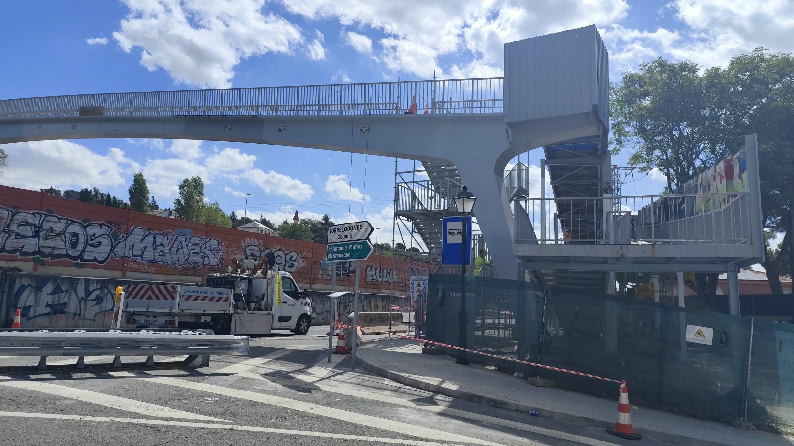 El Gobierno de España  mejora las infraestructuras de Torrelodones