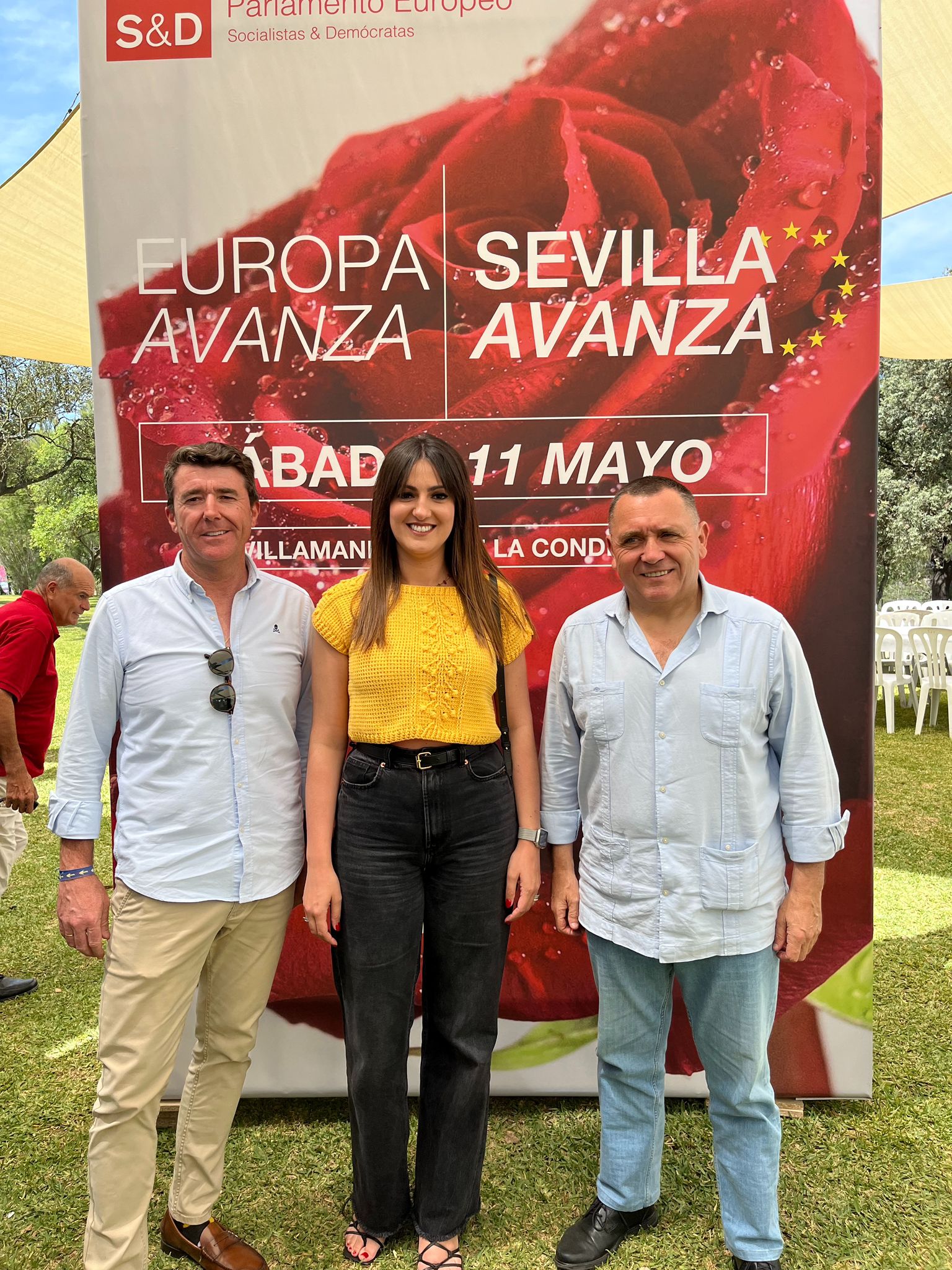 El PSOE-A de Umbrete presente en la Fiesta de la Rosa del pasado sábado