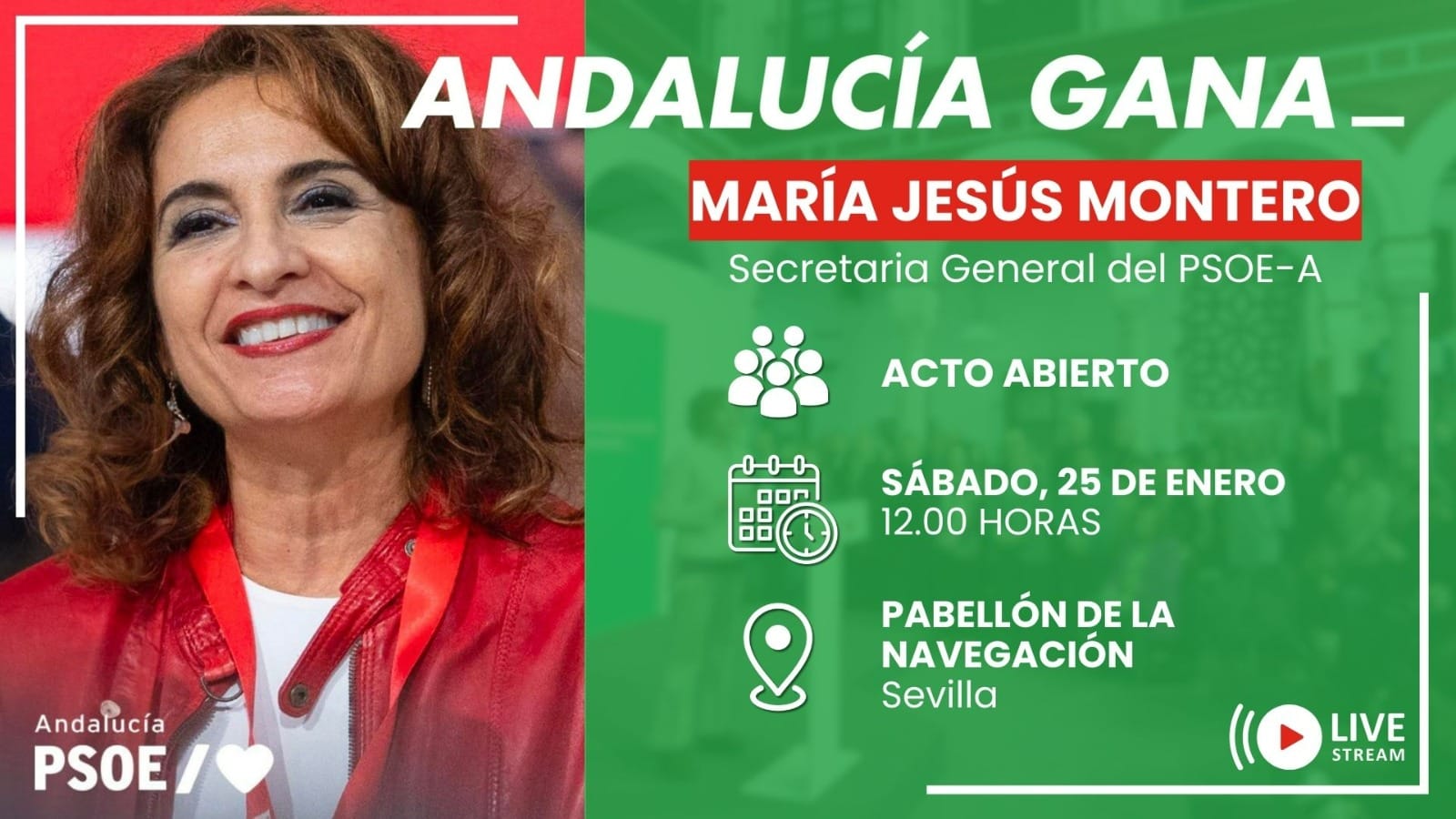 Acto público con María Jesús Montero